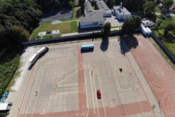 Plac szkoły jazdy