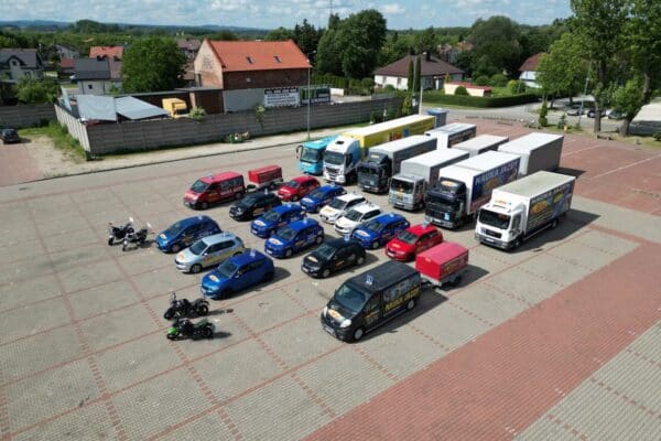 Plac do szkoleń z nauki jazdy