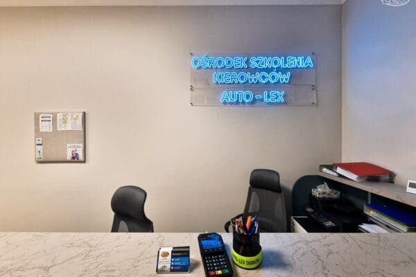 Sala do wykładów z nauki jazdy